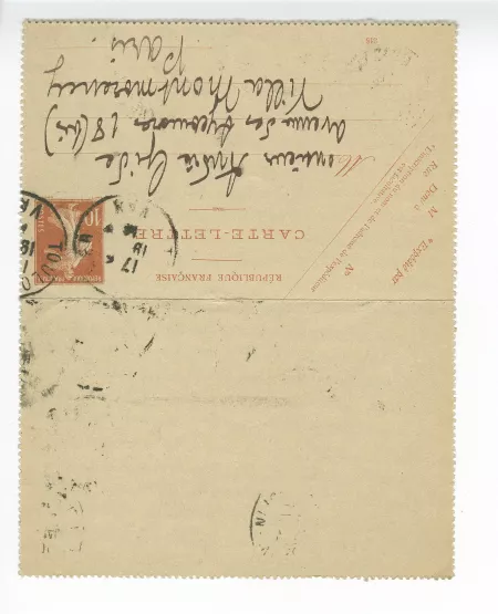 17-09-ab L Fabulet à A Gide 19 janv 1914 verso