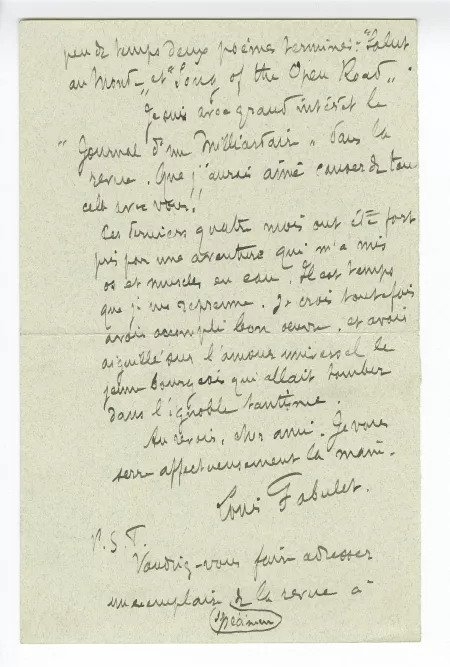 17-09-u L Fabulet à A Gide 03 juin 1913 verso