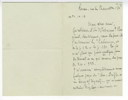 17-09-x L Fabulet à A Gide 21 oct 1913 recto