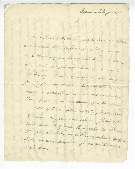 18-02-ah A Gide à M Drouin 22 janv 1905 p 1 recto