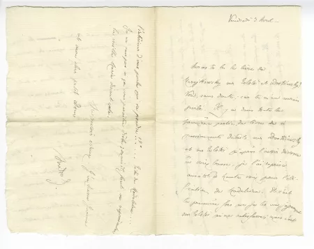 18-02-ai A Gide à M Drouin 03 avril 1905 recto