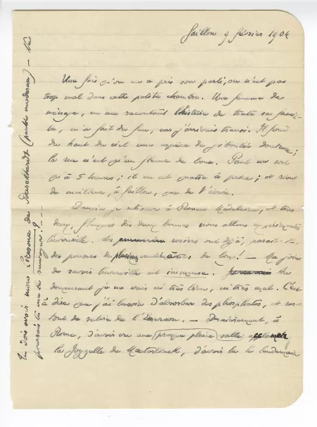 18-02-am A Gide à M Drouin 09 fév 1904 p 1 recto