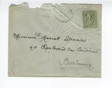 18-02-an A Gide à M Drouin 26 mai 1905 enveloppe recto