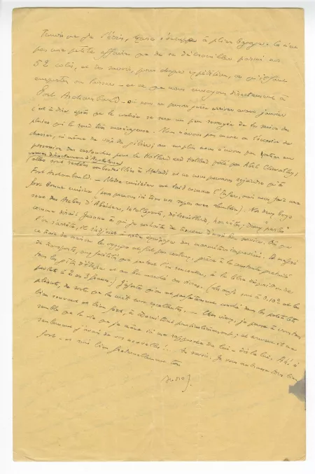 18-02-e A Gide à M Drouin 30 sept 1925 p 2 verso