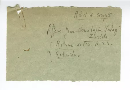 22-04-i Y Davet à propos de comptes 1945