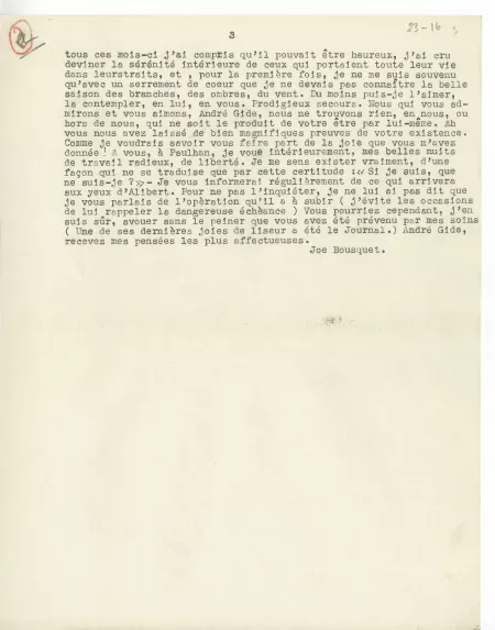 23-16-b J Bousquet à A Gide 03 déc 1939 p3