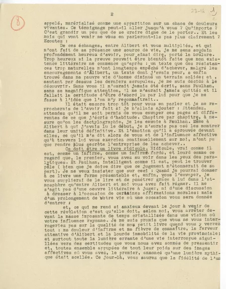 23-16-h J Bousquet à A Gide sd p2