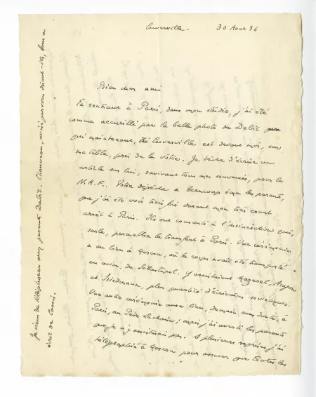 25-11-w AG à anonyme 30 août 1936 recto