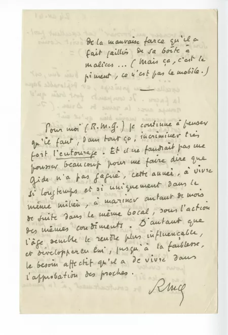 30-01-C-37 RMG à MVR 24 avril 1941 verso