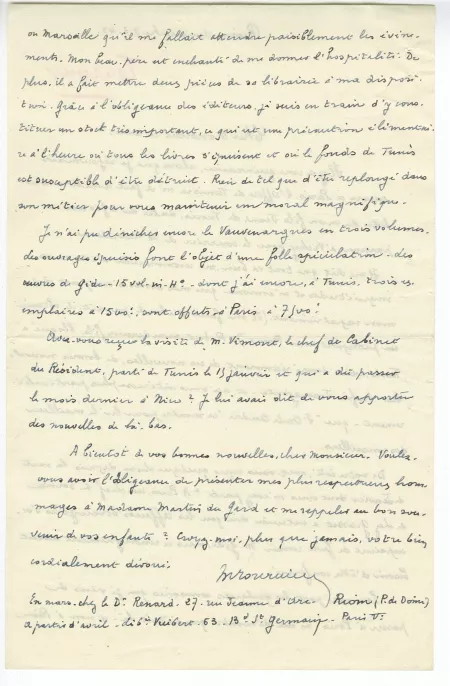 30-02-D-21 MT à AG 07 mars 1943 verso