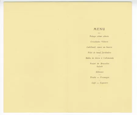 34-02-m S Monnom menu XXVè anniversaire patronnage 20 oct 1910 verso