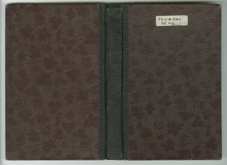 35-05-b É Van Rysselberghe journal de 1944 couverture b