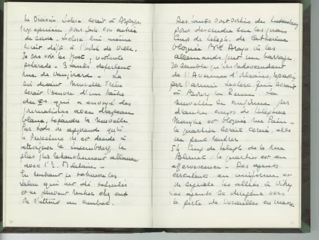 35-05-b É Van Rysselberghe journal de 1944 p15 verso & p16 recto
