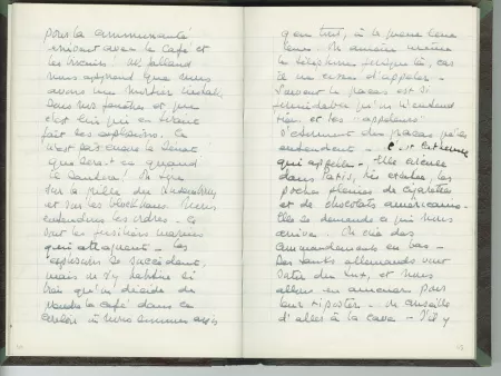 35-05-b É Van Rysselberghe journal de 1944 p22 verso & p23 recto