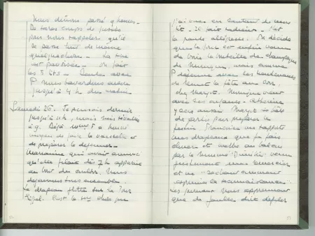 35-05-b É Van Rysselberghe journal de 1944 p26 verso & p27 recto