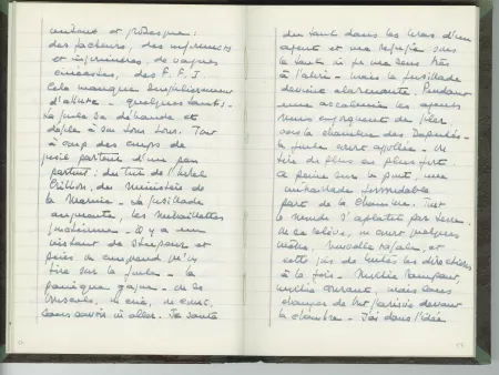 35-05-b É Van Rysselberghe journal de 1944 p28 verso & p29 recto