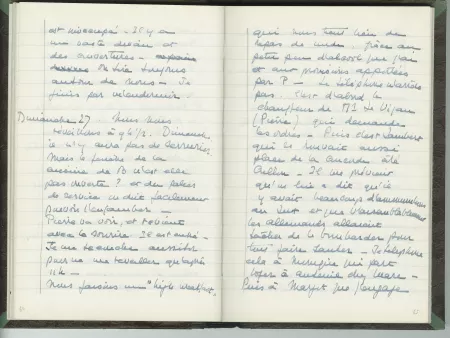 35-05-b É Van Rysselberghe journal de 1944 p32 verso & p33 recto