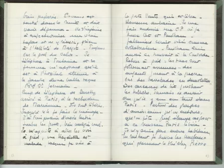 35-05-b É Van Rysselberghe journal de 1944 p34 verso & p35 recto