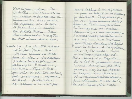 35-05-b É Van Rysselberghe journal de 1944 p35 verso & p36 recto