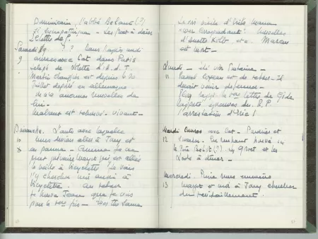 35-05-b É Van Rysselberghe journal de 1944 p43 verso & p44 recto