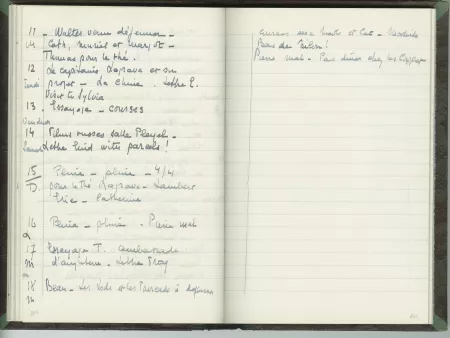 35-05-b É Van Rysselberghe journal de 1944 p50 verso & p51 recto