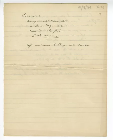 36-03 A Gide Cour Assises 22 mai 1912 p8 recto