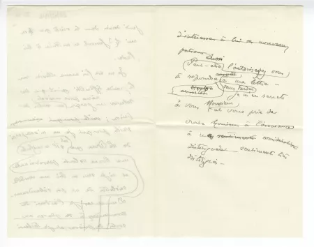 36-03 A Gide à anonyme 27 mai 1912 p2 verso