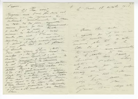 36-03 anonyme à A Gide 18 oct 1913 p1 recto
