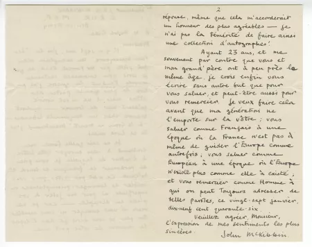 39-18-en J D B McKibbin à A Gide 27 janv 1946 verso
