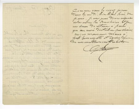 41-01-bb A Guillaumin à O Maus 07 janv 1901 verso