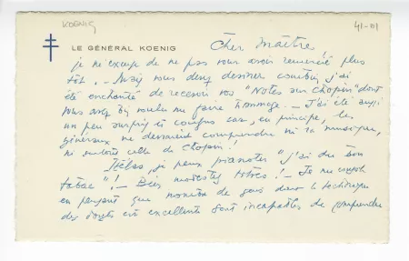 41-01-bi M P Koenig à A Gide 1948 recto