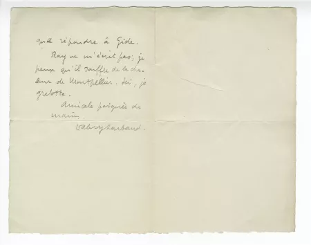 41-01-bm V Larbaud à anonyme 26 juin 1909 verso