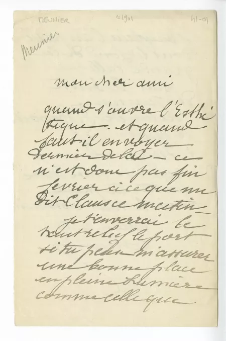 41-01-cg C Meunier à O Maus 1901 recto