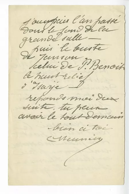 41-01-cg C Meunier à O Maus 1901 verso