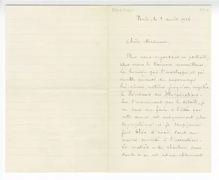 41-01-d P Berrichon à M Van Rysselberghe 08 avril 1916 recto