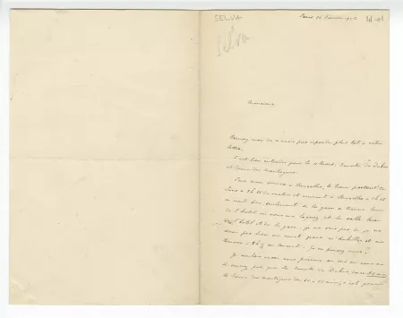 41-01-dt B Selva à O Maus 16 fév 1902 recto