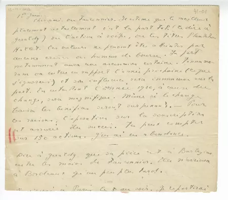 41-01-ev anonyme à anonyme 01 juin 1919 fragment recto