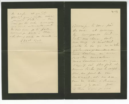 41-03-d M Roberty à M Gide 28 oct 1903 recto