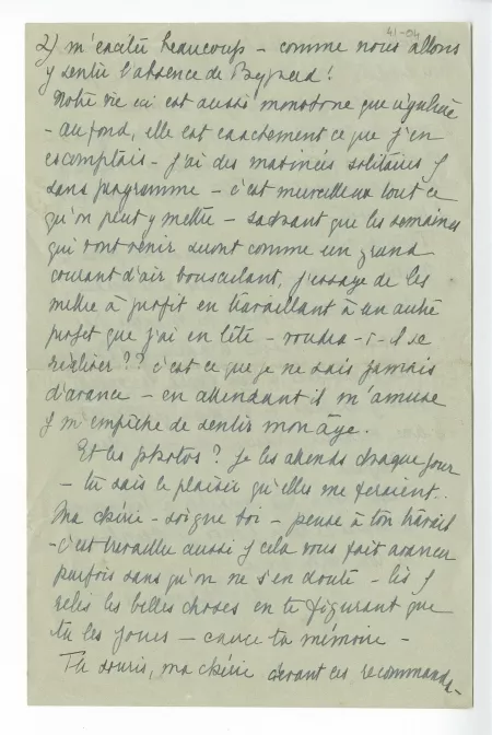41-04-f M Van Rysselberghe à C Gide fragment recto
