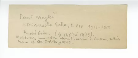 42-01-c A Gide à P Wiegler biographie notice recto
