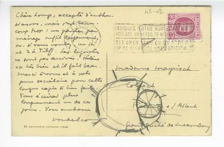42-02-b anonyme à A Mayrisch 06 janv recto