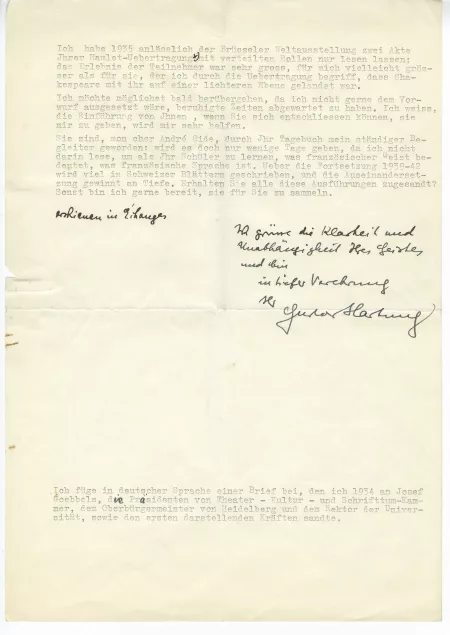 B-04-ba G Hartung à A Gide 22 juil 1945 allemand p 2