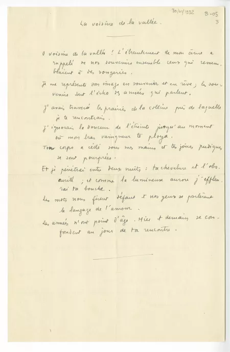 B-05-a A Gauthier à A Gide 30 janv 1932 p3 recto