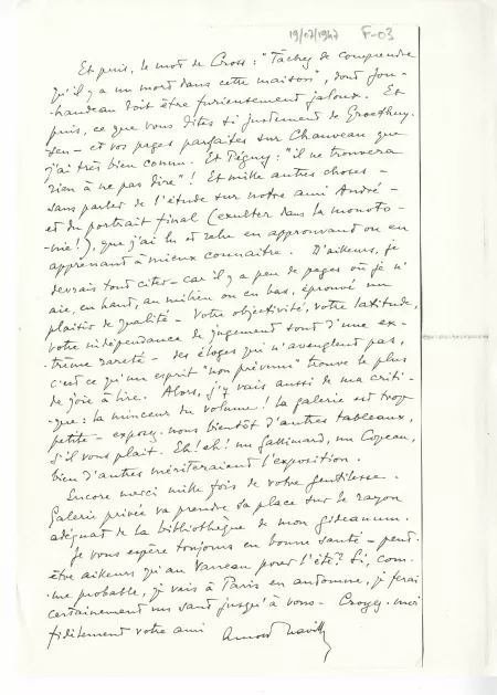 F-03-i A Naville à M Van Rysselberghe 19 juil 1947 p2