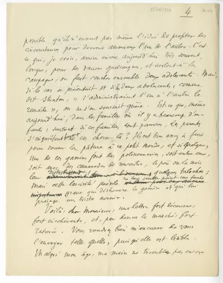 H-04-b G Hérelle à A Gide 25 juil 1934 p4 recto