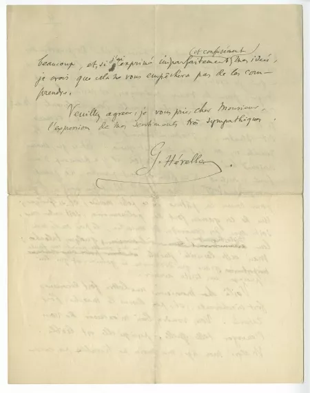 H-04-b G Hérelle à A Gide 25 juil 1934 p4 verso