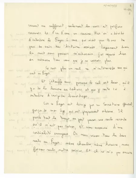 H-04-k J P Trystram à A Gide 11 oct 1935 p2 recto