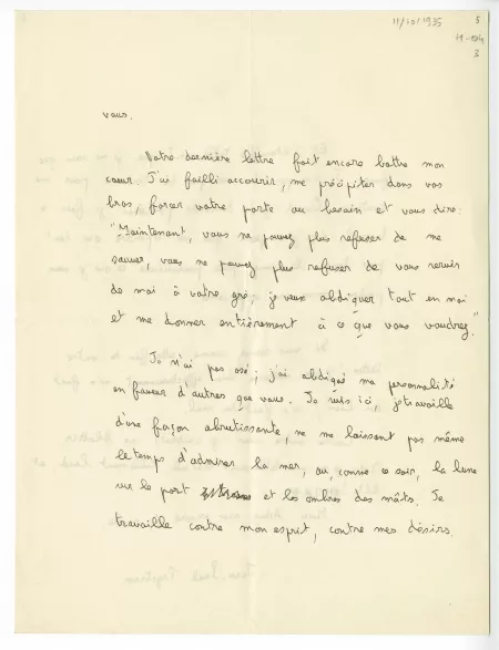 H-04-k J P Trystram à A Gide 11 oct 1935 p3 recto