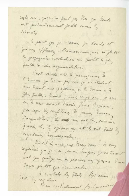 H-05-g B Crémieux à A Gide fév 1929 verso