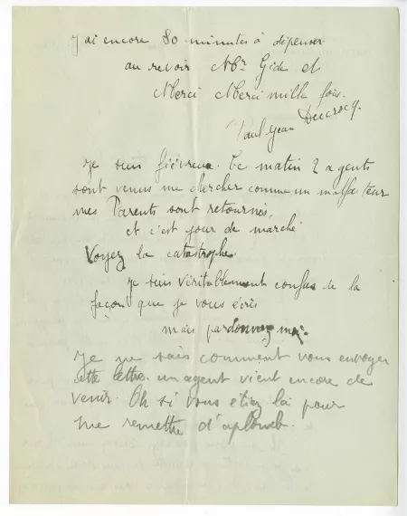 H-06-p P J Ducrocq à A Gide 20 sept 1930 p1 verso